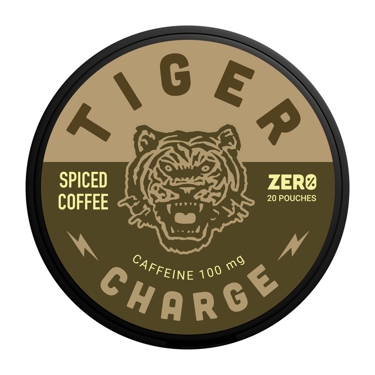 Tiger Charge - 100mg Caffeine Pouch - Spiced Coffee