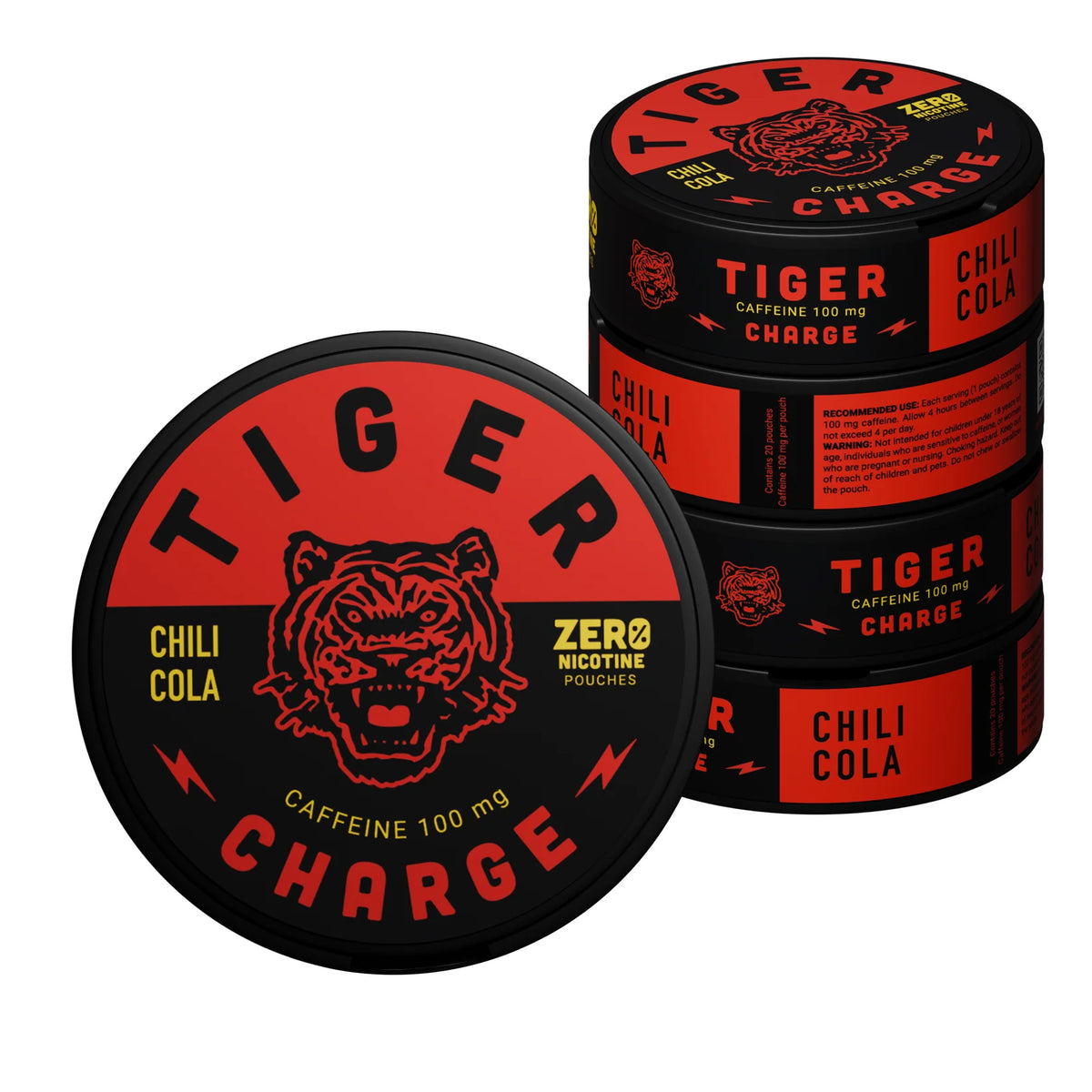 Tiger Charge - 100mg Caffeine Pouch - Chili Cola